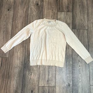 Medium Loft cream/gold sparkle sweater